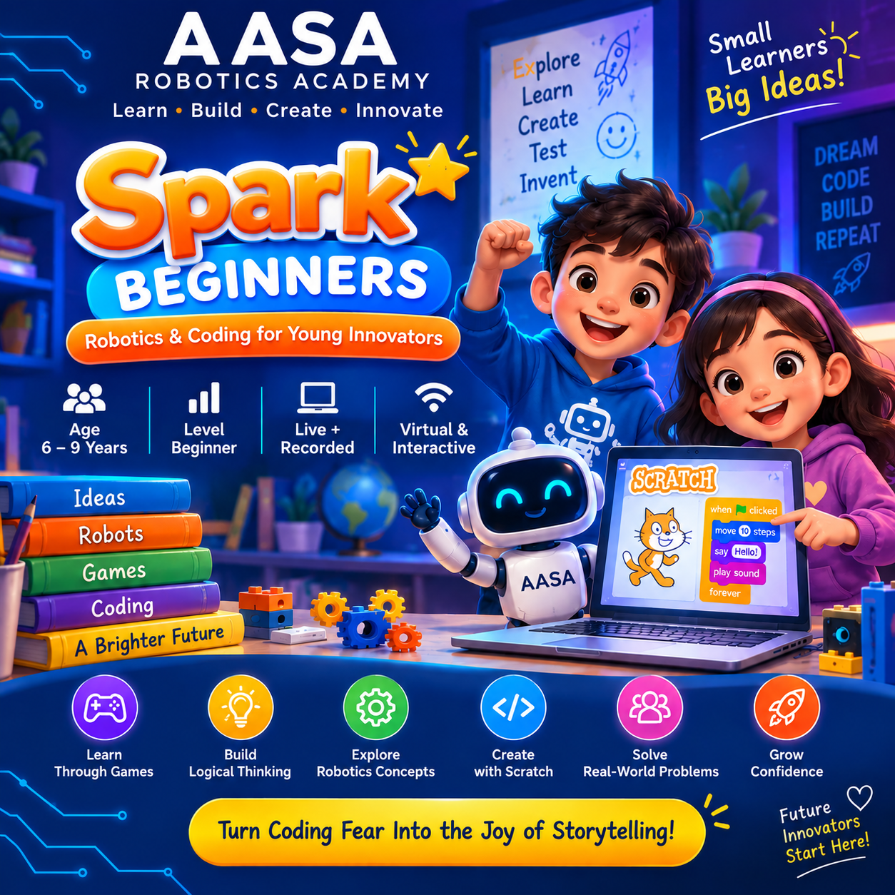 Spark Beginners – Recorded Robotics & Coding